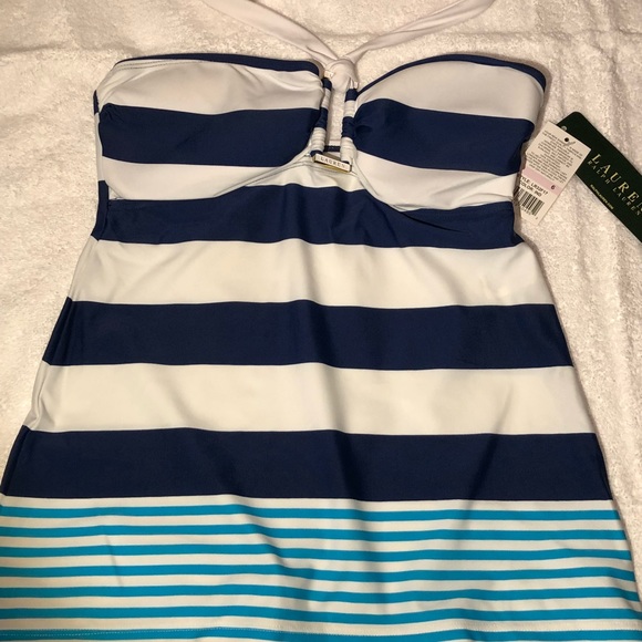 Ralph Lauren Other - NWT-RALPH LAUREN Nautical Tankini Halter Top 6